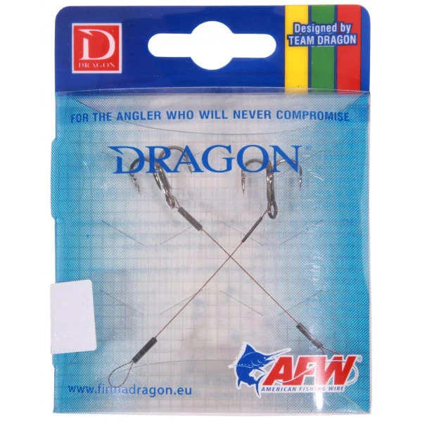 Dragon Treble Hook Stingers Steel Leader 1x7 Surfstrand 13kg 10cm Hook Size 2 2 3 Dragon Treble Hook Stingers Steel Leader 1x7 Surfstrand 13kg 10cm Hook Size 2 2 - Afbeelding 3