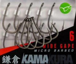 Korda Kamakura Wide Gape Hooks Size 4(10pcs)