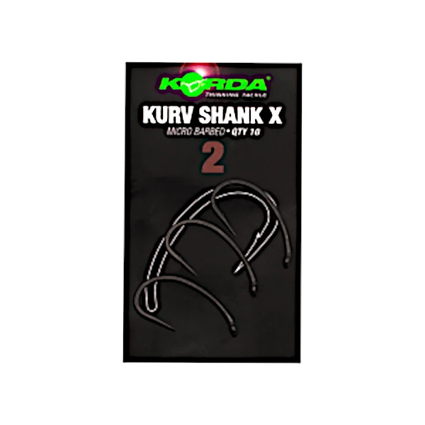 Korda Kurv Shank X Maat 2 (10pcs) 1 Korda Kurv Shank X Maat 2 (10pcs)