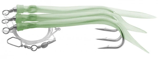 Aquantic 3 Hook Gummi Makk System 8/0 LU 1 Aquantic 3 Hook Gummi Makk System 8/0 LU