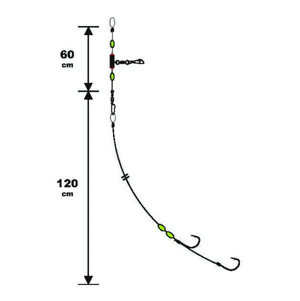 Sunset BDL Boat RS Competition Special Big Fish Fluorocarbon Rig With Octopus 1 Sunset BDL Boat RS Competition Special Big Fish Fluorocarbon Rig With Octopus