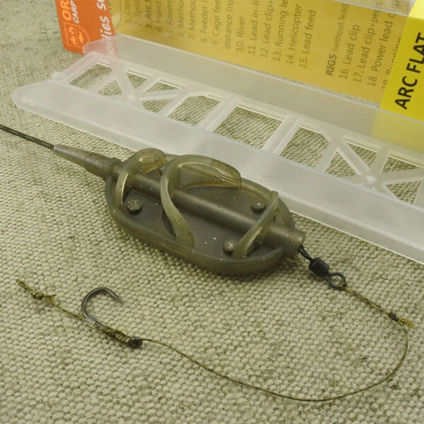 Life-Orange In-Line Carp Rig Arc Flat 40g 4 Life-Orange In-Line Carp Rig Arc Flat 40g - Afbeelding 4