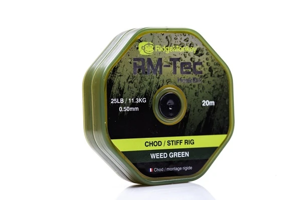 RidgeMonkey RM-Tec Chod Stiff Rig Weed Green 25lb (20m) 1 RidgeMonkey RM-Tec Chod Stiff Rig Weed Green 25lb (20m)